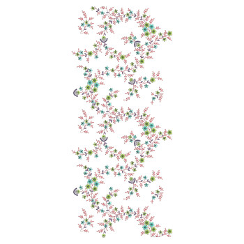 Small Flower Jumkha Allover Embroidery Design 24924