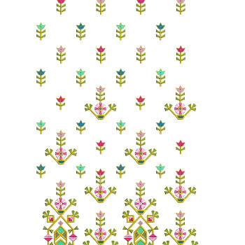 Unique Phulkhari Embroidery With 3mm Sequins Design 24981