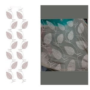 Big Leaf Chain Stitch All Over Design 23729