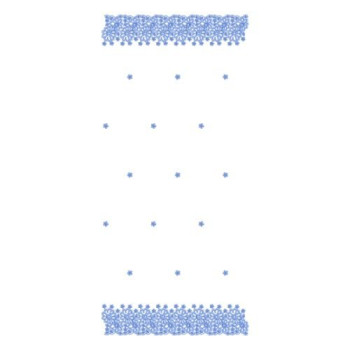 Extra-Large Abstract Tiny Flower Embroidery Design