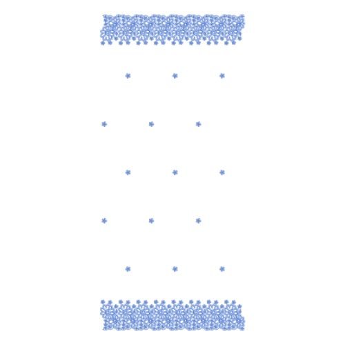 Extra-Large Abstract Tiny Flower Embroidery Design