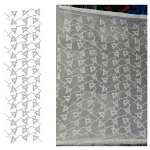 Triangle Chain Stitch All Over Design 23730