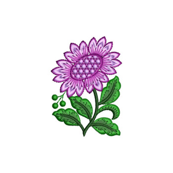 Adorable Felt Turkey Applique with Swarovski Crystals