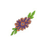 Cheerful Sunflower Applique Embroidery Design
