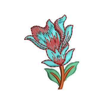 Delicate Sweetpea Embroidery Design