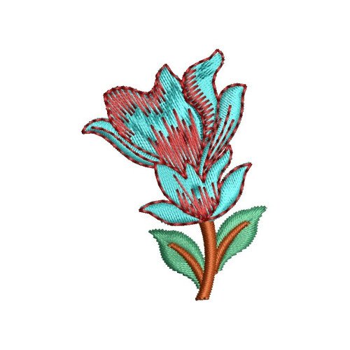 Delicate Sweetpea Embroidery Design