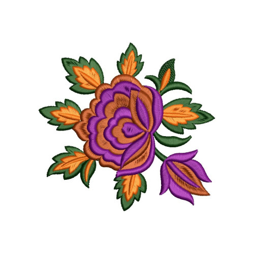 Elegant Swedish Applique Embroidery Design