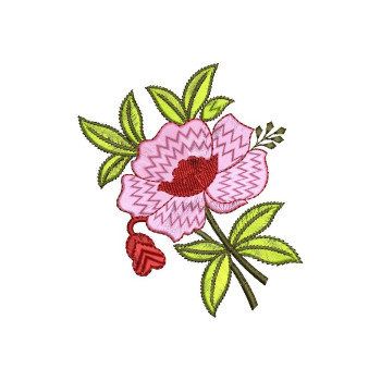 Exquisite Mughal Applique Embroidery Design