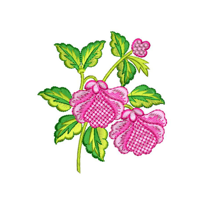 Lush Rose Applique Embroidery Design