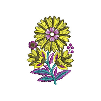 Mexican Fiesta Apron Embroidery Design