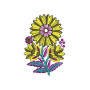Mexican Fiesta Apron Embroidery Design