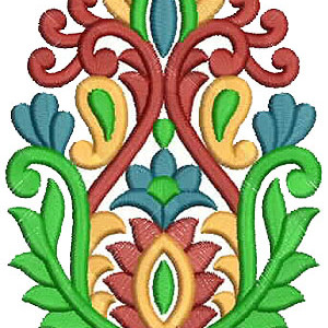 Saree Butta Embroidery Pattern