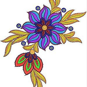 Embroidery Applique For Kurti