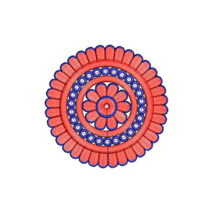 Patch Embroidery Design 10568