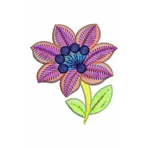 Awesome Floral Embroidery Design