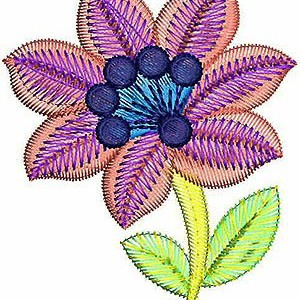 Awesome Floral Embroidery Design