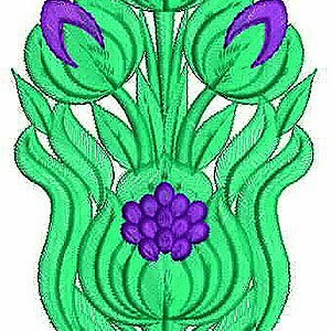 Peacock Embroidery Design Applique