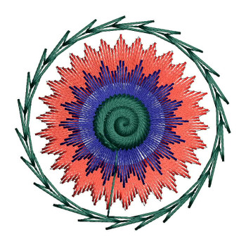 Patch Embroidery Design 10916