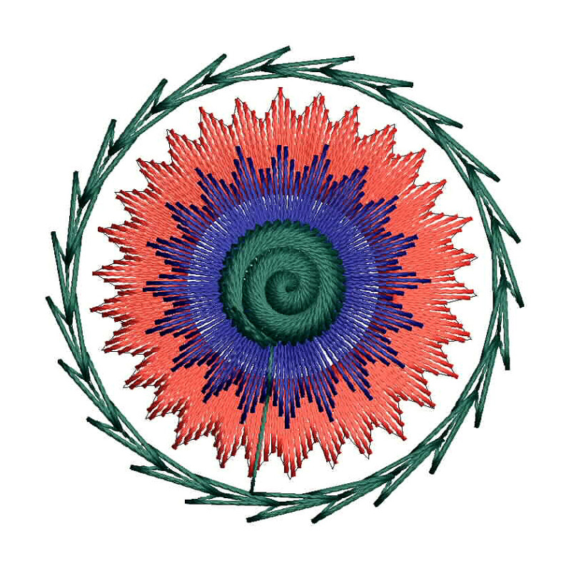 Patch Embroidery Design 10916