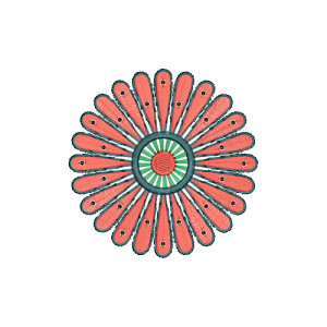 Patch Embroidery Design 10954