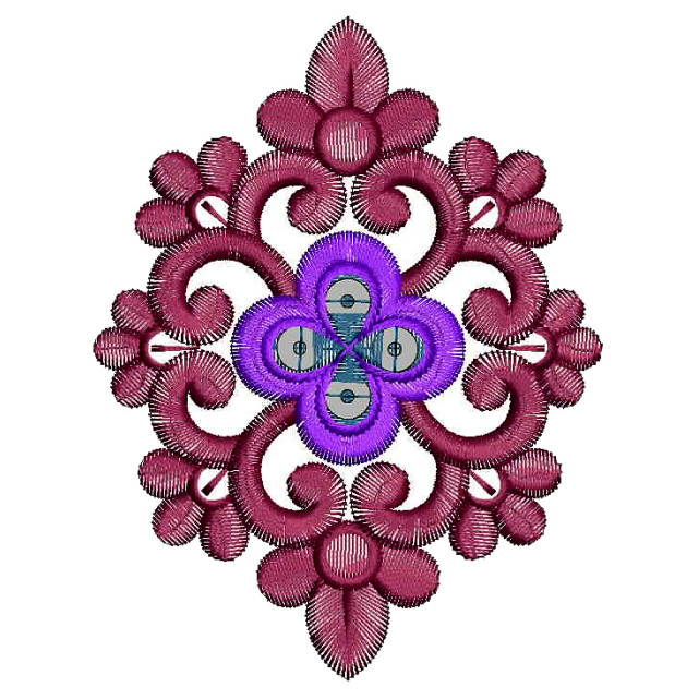 Patch Embroidery Design 10958