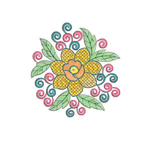 Mirror Stitch Patch Butta