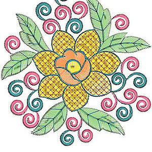 Mirror Stitch Patch Butta