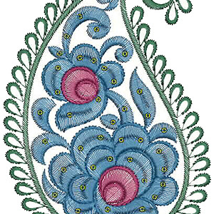 Paisley Embroidery 11033