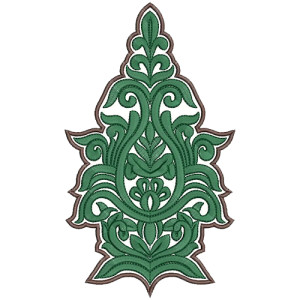 Applique Patch Embroidery Design 11034