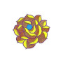 Rose Flower Embroidery Design