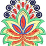 Saree Palaav Patch Embroidery Design