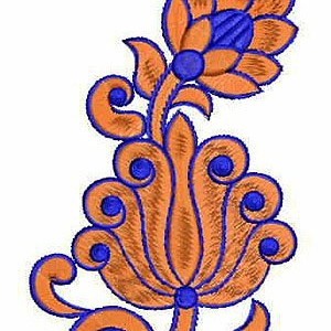 Designer Floral Embroidery Design