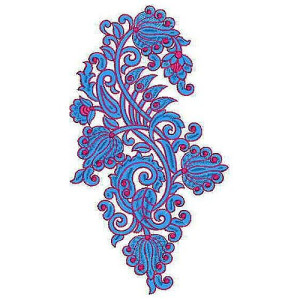 Curtain Embroidery Design