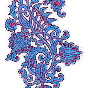 Curtain Embroidery Design