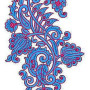 Curtain Embroidery Design
