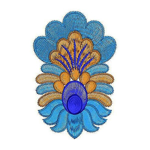 Tatami Stitch Lady Purse Embroidery Design