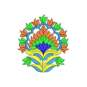 Sweater Dress Corner Embroidery Applique Design