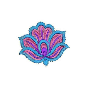 Tee Sleeve Corner Embroidery Applique Design