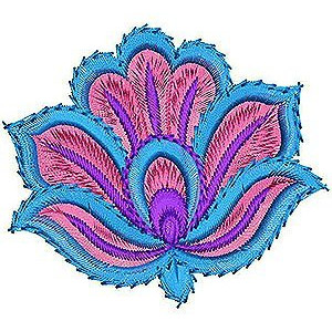 Tee Sleeve Corner Embroidery Applique Design