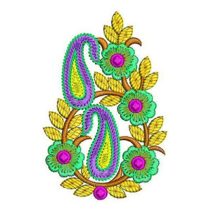Triology Dress Fashion Embroidery Design