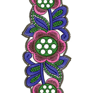 Patch Embroidery Design 12592