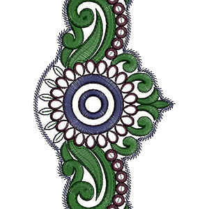 Patch Embroidery Design 12606