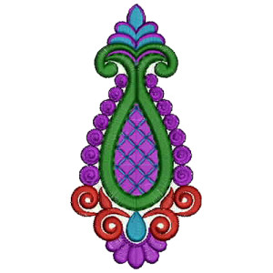 Patch Embroidery Design 12714