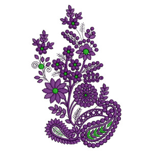 Patch Embroidery Design 12719