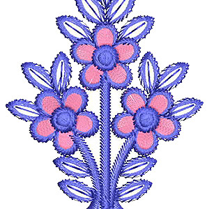 Patch Embroidery Design 12722