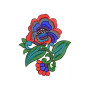 Patch Embroidery Design 12726