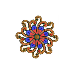 Patch Embroidery Design 12905