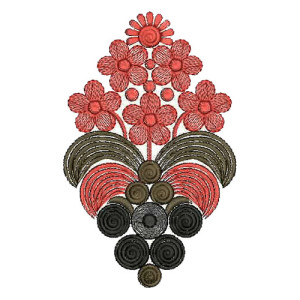 Patch Embroidery Design 12958