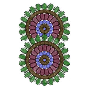 Patch Embroidery Design 12974