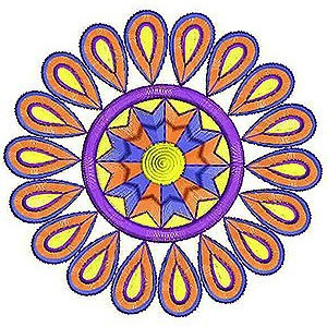 Circle Embroidery Design